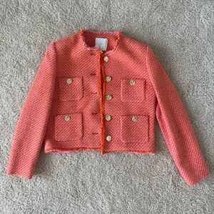 NWT MNG Mango Pocket Tweed Jacket (22306) | Size Medium